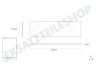 Neff Ofen-Mikrowelle 441228, 00441228 Glasplatte Zwischenscheibe 40x17cm.