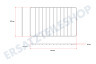 Alternative Ofen-Mikrowelle 00574876 Gitter 465 x 375 mm