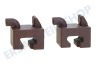 Siemens Ofen-Mikrowelle 637443, 00637443 Halter des Seitenfaches, vorne
