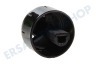 Bosch Herd 616100, 00616100 Knopf Gasknopf, Edelstahl/schwarz