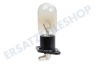 Etna Ofen-Mikrowelle Lampe 25 Watt, gewinkelt mit Montageplatte