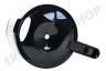 DeLonghi Kaffeemaschine Kaffeekanne komplett mit Deckel, Schwarz