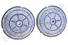 WPRO Abzugshaube 484000008824 Anti-Geruchskohlefilter Typ 57