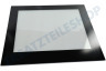 Hotpoint Ofen-Mikrowelle 480121101609 Glasplatte Türglas innen