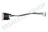 Whirlpool Ofen-Mikrowelle Knopf Druckknopf mit Kabel