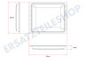 Samsung Ofen-Mikrowelle DG94-04822C Backblech Emailliert 414x330mm