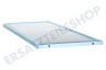 Novy Abzugshaube 563-8020 Fettfilter 390 x 155 mm, Lasche auf langer Seite