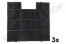 Inventum Abzugshaube KB93 Kohlefilter, 3 Stück