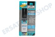 Bison 6305955 Toplader Leim Kombi-Kunststoff, Doppelspritze 25 ml geeignet für u.a. ABS, Plexiglas, Hart-PVC
