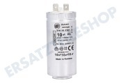 Electrolux 1250020615  Kondensator 10uF geeignet für u.a. T65377AH3, T76385AH2, EDH3686GDE