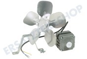 Universell 080015RFR Kühlschrank Motor Ventilator 10 W komplett geeignet für u.a. verschiedene Modelle, rechtsdrehend