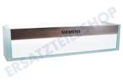 Siemens 433882, 00433882 Kühler Flaschenfach Transparent 420x113x100mm geeignet für u.a. KI32V440, KI30E441