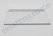 Glasplatte Siemens 00705973 557x350mm mit Leisten für Kühlteil - Innenraum