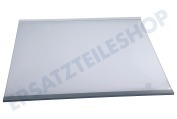 Bauknecht 481010667592 Kühlschrank Glasplatte komplett, über der Gemüseschublade geeignet für u.a. KGLF18A3IN, BLFV8121OX