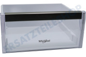 Whirlpool 481010878425 Tiefkühlschrank Gefrier-Schublade Transparent, Schublade geeignet für u.a. AFB1841A, AFB1842A