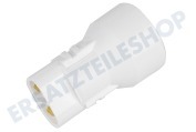 Ignis 481225528015 Eisschrank Lampenfassung Weiß mit 2 Kontakten geeignet für u.a. ARC1570, ARC5560, KGA3001