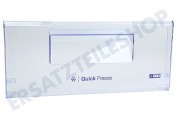Zanussi 2675037101 Kühlschrank Gefrierfachklappe Transparent geeignet für u.a. ZBF22451, ZBF22456