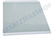 Etna HK1862150 Gefrierschrank Glasplatte Komplett, über der Gefrierschublade geeignet für u.a. RS670N4BC2, RS670N4HW1