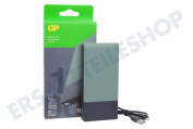 GP GPPBM10CGRMSR256  M2+ 10C Powerbank GP 10.000 mAh, grün geeignet für u.a. 10.000 mAh 1x USB-A 2x USB-C-Anschlüsse