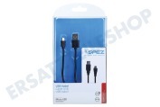 Empire 10182  Micro USB Kabel 100cm Schwarz geeignet für u.a. Micro-USB