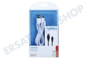 Spez 200912023  Micro USB Kabel 200cm Weiß geeignet für u.a. Micro-USB