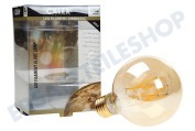 Calex  425452 Calex LED Vollglas Filament Kugellampe 240V 4W 320lm E27 geeignet für u.a. E27 G80 Dimmbar