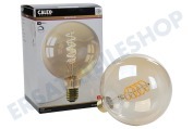 Calex  1001001000 Calex LED Vollglas Flex Filament Globelamp geeignet für u.a. E27 Gold Dimmbar 4 Watt, G125