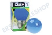 Calex  473412 Calex LED Farbleuchte Blau 240V 1W E27 geeignet für u.a. E27 P45 1W 12Lm 240V