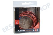 Calex  940224 Calex Textilkabel metallisch braun 1,5 Meter geeignet für u.a. Max. 250V-60W