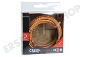 Calex  940216 Calex Textilkabel Gold 1,5 Meter geeignet für u.a. Max. 250V-60W