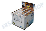 Calex 4301005200  Lavino. Sand. Tischlampe wiederaufladbar. Display geeignet für u.a. SMD 2,5 Watt, 200 lm, 1800 K, dimmbar