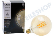 Calex 5101001600  Smart LED Filament Rustic Gold Globe Birne E27 dimmbar geeignet für u.a. 220-240 Volt, 7 Watt, 806lm, 1800-3000K