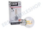 Calex  1101004300 LED Straight Filament Kugellampe Klar 4,5 Watt, E27 geeignet für u.a. E27 4,5 Watt, 470 Lumen 2700 K