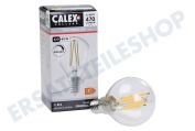 Calex  1101004200 LED Straight Filament Kugellampe Klar 4,5 Watt, E14 geeignet für u.a. E14 4,5 Watt, 470 Lumen 2700 K