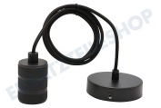 Calex 3401000200  Kabelsatz E27 Schwarz geeignet für u.a. E27 Fassung