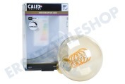Calex 473882  Globe G80 LED Lampe Flexibles Filament Gold E27 Dimmbar geeignet für u.a. E27 4 Watt, 200lm 2100K Dimmbar