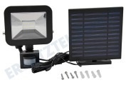 Calex  7501000200 Spot On Solar Flutlicht geeignet für u.a. 800 Lumen, 6000-7000K, IP44