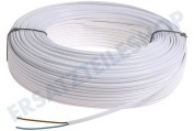 Universeel 0126543  Kabel 2 x 0,75 mm2 flach geeignet für u.a. H03VVH2-F weiß