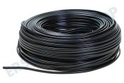 Universeel 0126539  Kabel 2 x 0,75 mm2 flach geeignet für u.a. H03VVH2-F schwarz