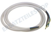 Universeel 10003217 Kabel Perilex  Kabel 5x2,5mm2 H05VV-F Weiß 2m geeignet für u.a. Herdkabel 5-adrig (für Perilex)