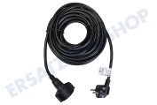 Q-Link 5520465  Kabel 3x1,5 mm2 10 Meter Schwarz geeignet für u.a. Verlängerungskabel Schutzleiter