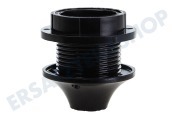 Elektra 0032017  Lampenfassung E27 60W schwarz geeignet für u.a. Fassung mit Ring