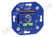 Universell ECO-DIM.02  LED-Dimmer-Phasenabschaltung geeignet für u.a. 0-150 Watt, 230 Volt, Druck- / Drehschalter