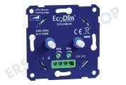 Ecodim ECO-DIM.05 LED Duo  Dimmer Phasenabschaltung geeignet für u.a. 2x0-1000 Watt, 230 Volt, Druck- / Drehschalter