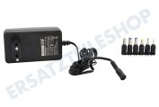 HQ Power PSS6EMV30  Netz-Adapter Universal 1000 Mah 13,5 bis 30 Volt, stabilisiert geeignet für u.a. inkl. 6 Stecker