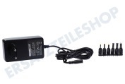 HQ Power PSS6EMV25  Netz-Adapter Universal 1000 maH 5-12 V stabilisiert geeignet für u.a. inkl. 6 Stecker
