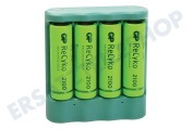 GP GPRCKCH421U370  B421 USB-Batterieladegerät Recyko 4x AA 2100mAh geeignet für u.a. + 4 AA 2100mAh Batterien