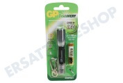 GP 260LCE202SILVERC1  Taschenlampe GP Discovery-Compact geeignet für u.a. Inkl. 1x AAA-Batterie