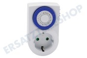 Smartwares 1004740  10.047.40 Mechanische Zeitschaltuhr geeignet für u.a. Halogenlampen, Verwendung im Innenbereich