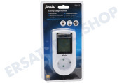 Alecto A003597  EM-17 Energiezähler, weiß geeignet für u.a. Verbrauch von Elektrogeräten, Max 3680 Watt